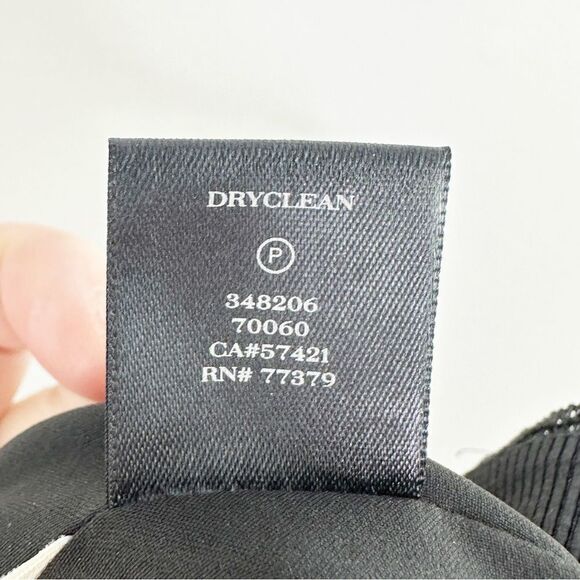 Ann Taylor Skirt Black All Over Flapper Fringed, Scalloped Hem. Size Sm(0)‎ - Picture 7 of 10